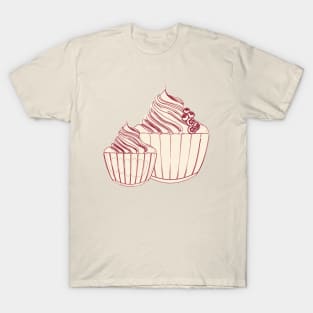 Sweet dessert Pop art T-Shirt